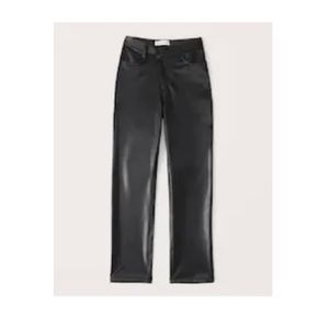 Abercrombie Vegan Leather Dad Pants